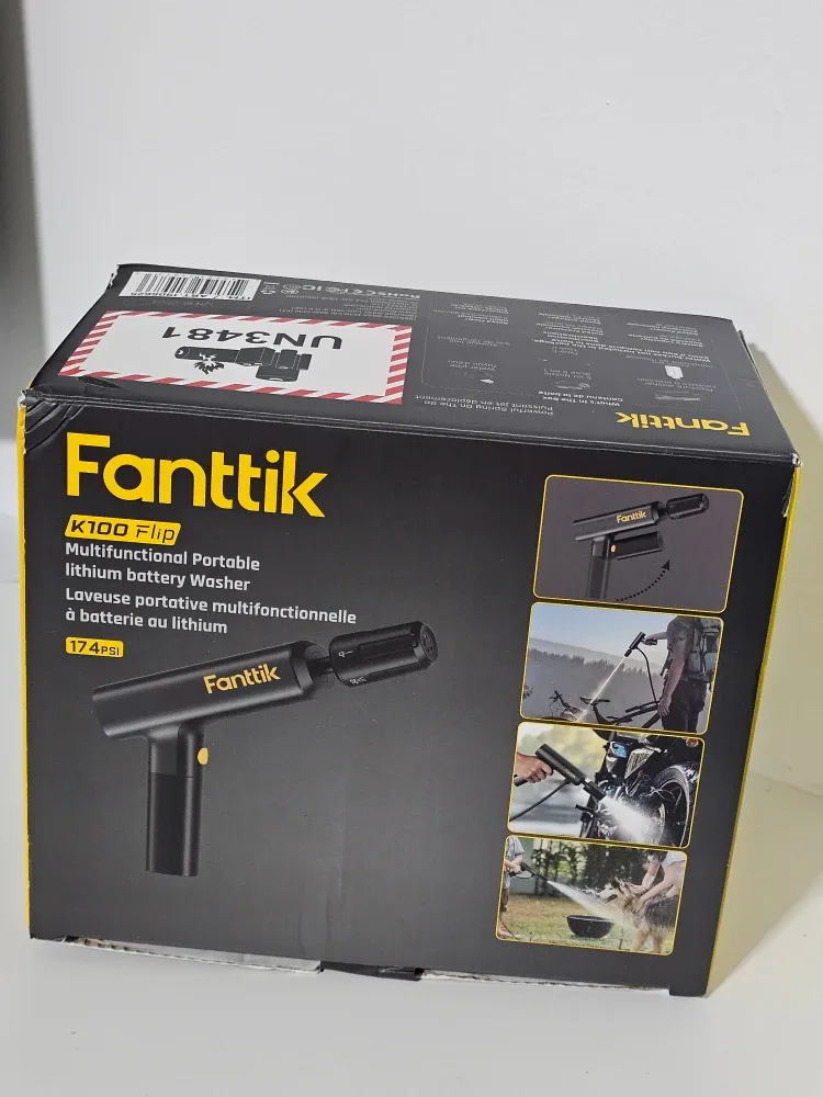 Fanttik K100 Flip Portable Lithium Battery Washer image indicator(5)