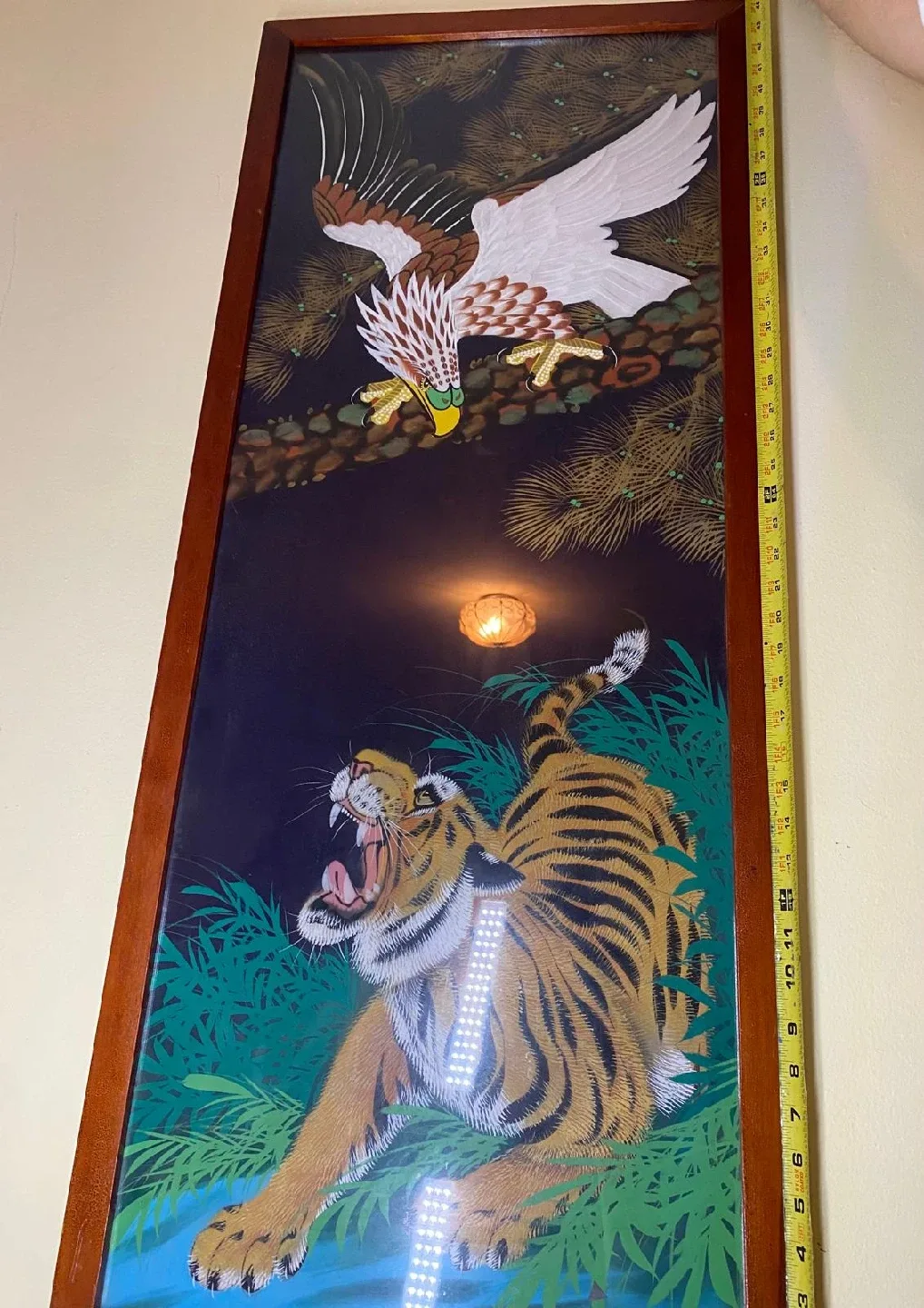 Tiger and Eagle Wall Art image indicator(2)