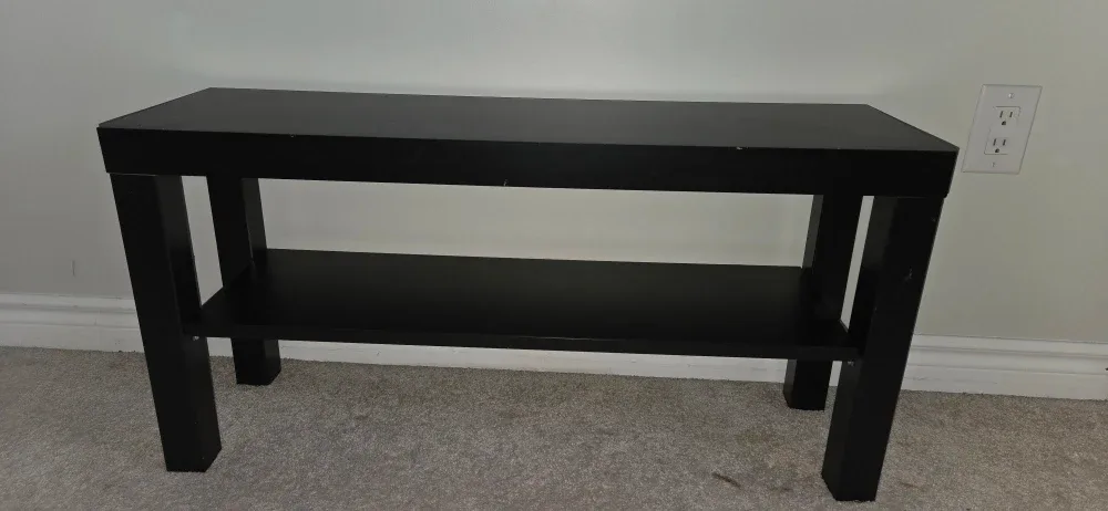 Black Lack TV Stand