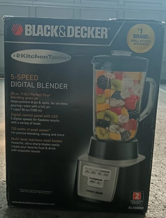 Black & Decker 5-Speed Digital Blender - photo 3