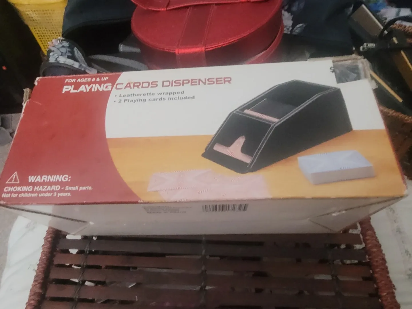 Playing Cards Dispenser - Leatherette Wrapped image indicator(2)