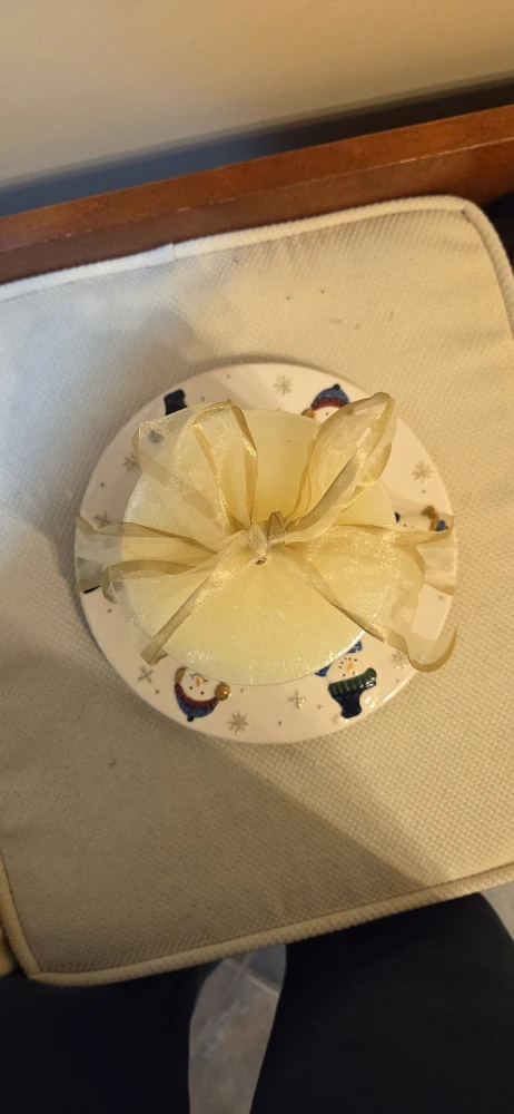Decorative Candle with Snowman Plate - photo 2