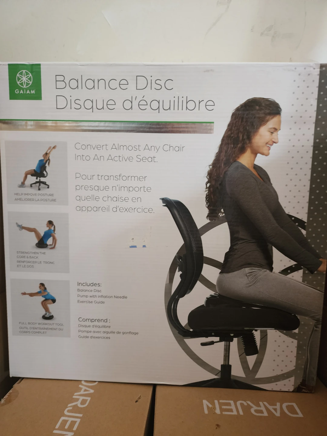 Gaiam Balance Disc - Convert Any Chair!
