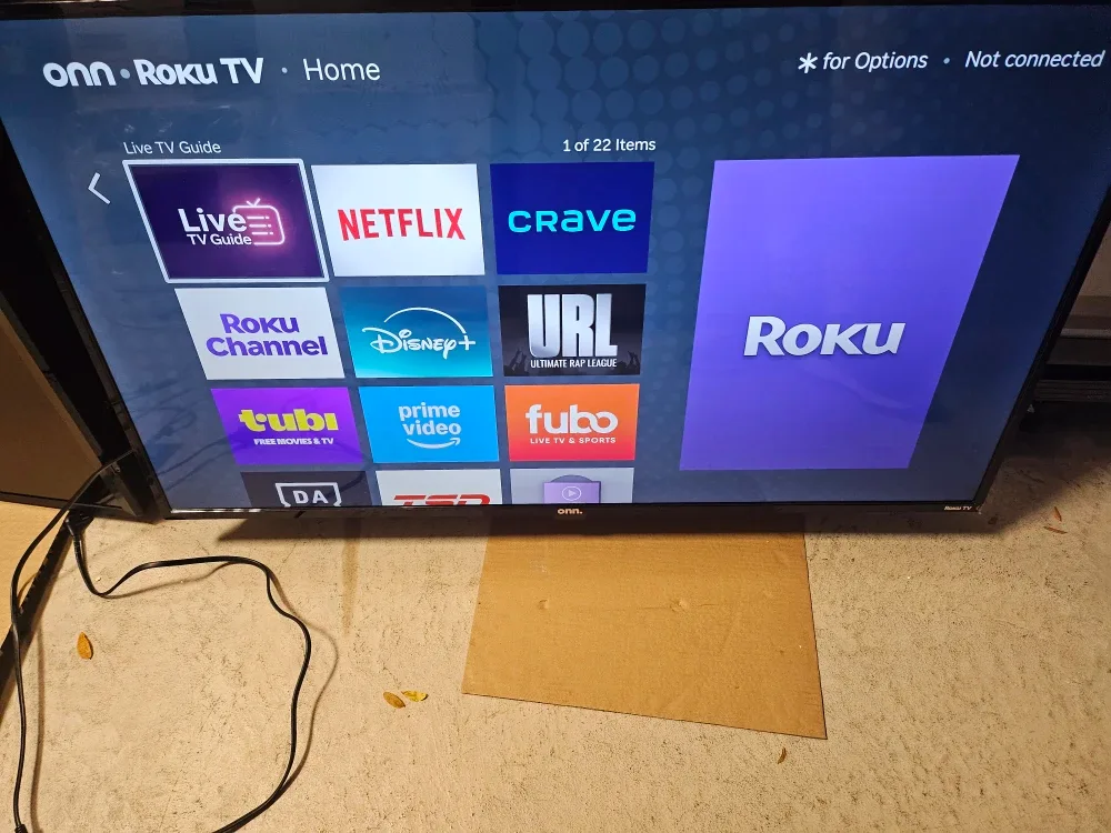 BLACK FRIDAY SALE  43" ONN 4K ROMU SAMRT TV   $170!