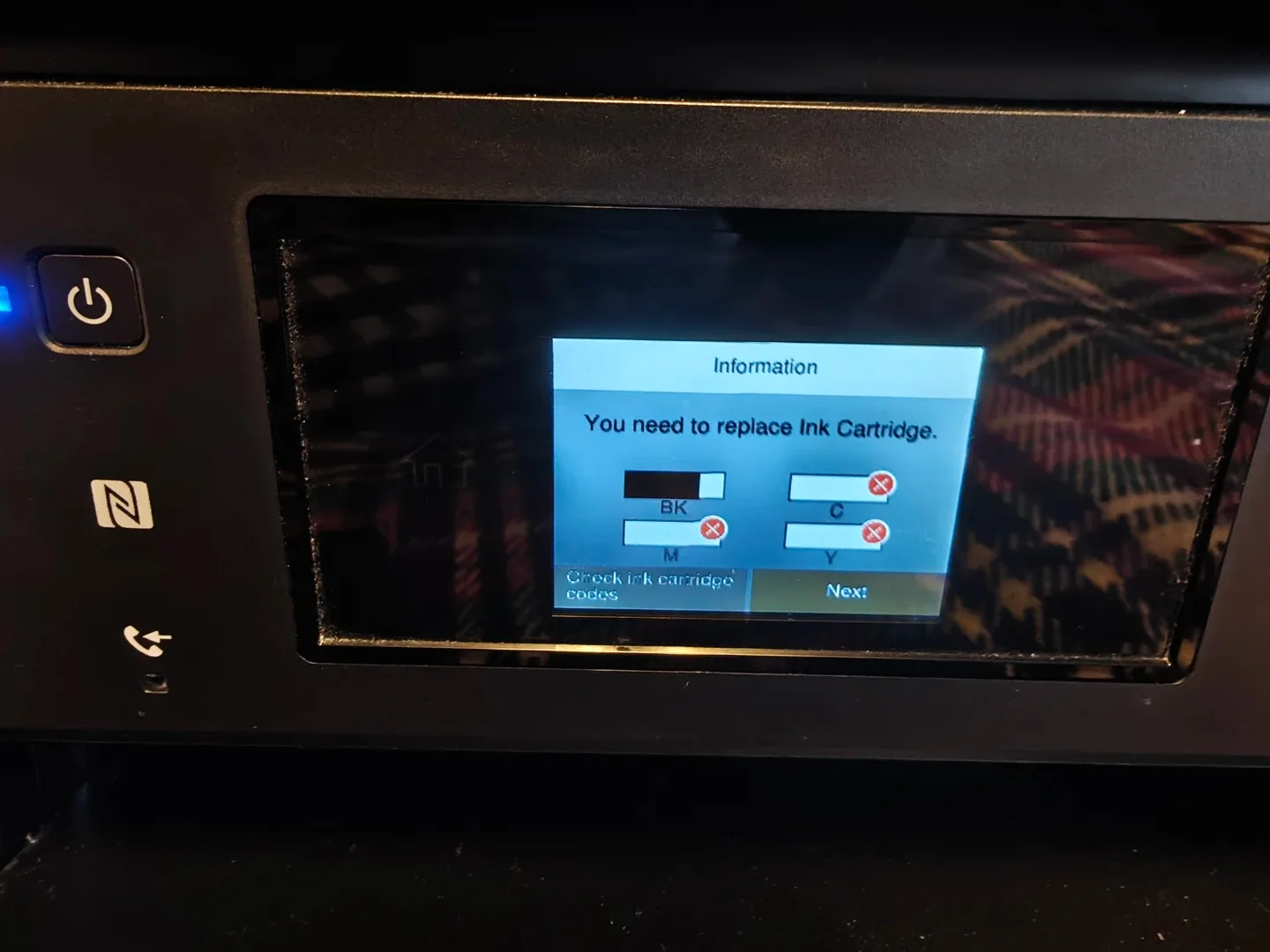 Epson WorkForce Pro WF-3720 All-In-One Inkjet Printer image indicator(3)