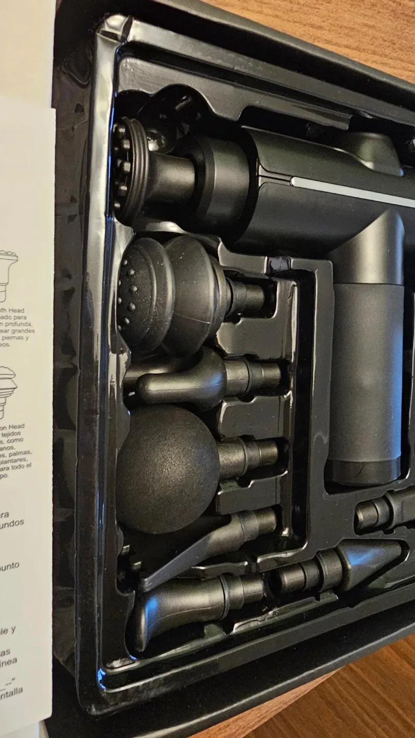 Massage Gun with 8 Heads - New in Box image indicator(3)