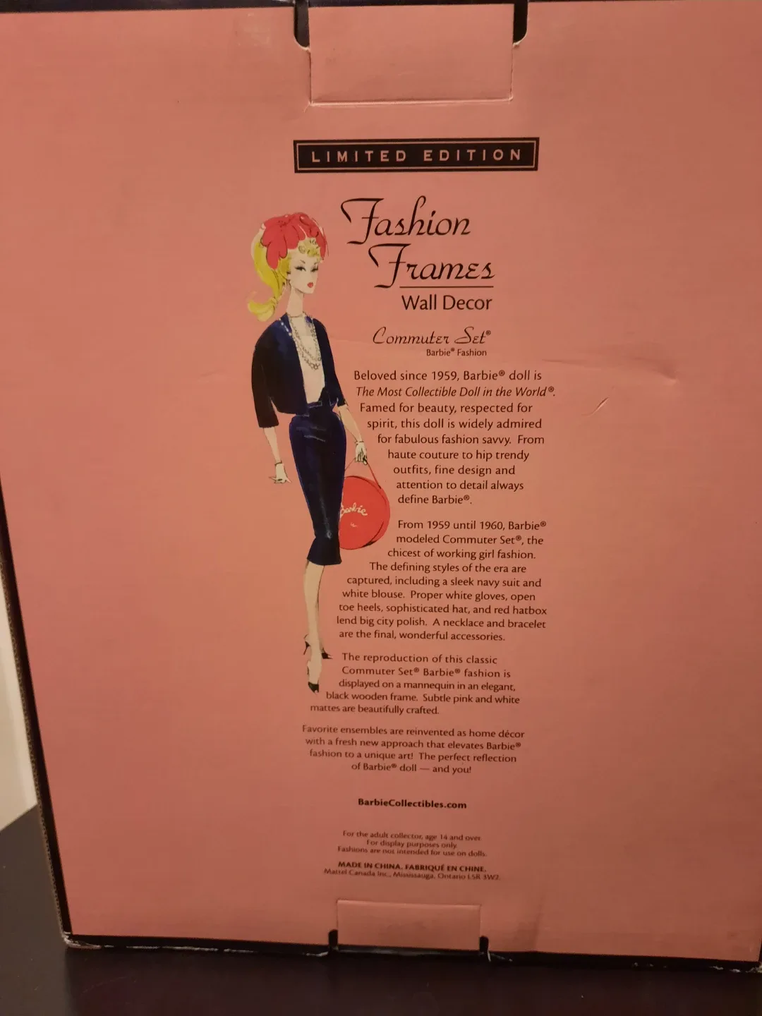 Limited Edition Barbie Fashion Frames Wall Decor image indicator(3)