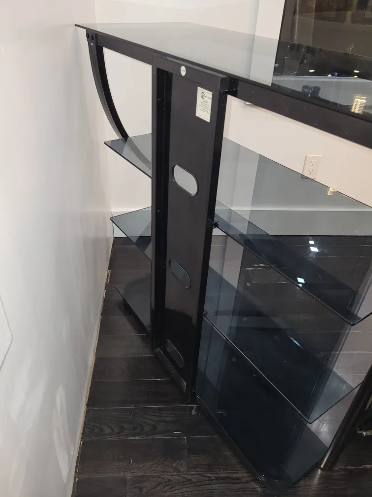 Black Glass TV Stand image indicator(3)
