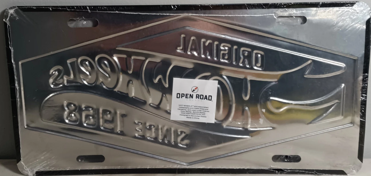 Hot Wheels Metal License Plate (Brand New) - photo 2