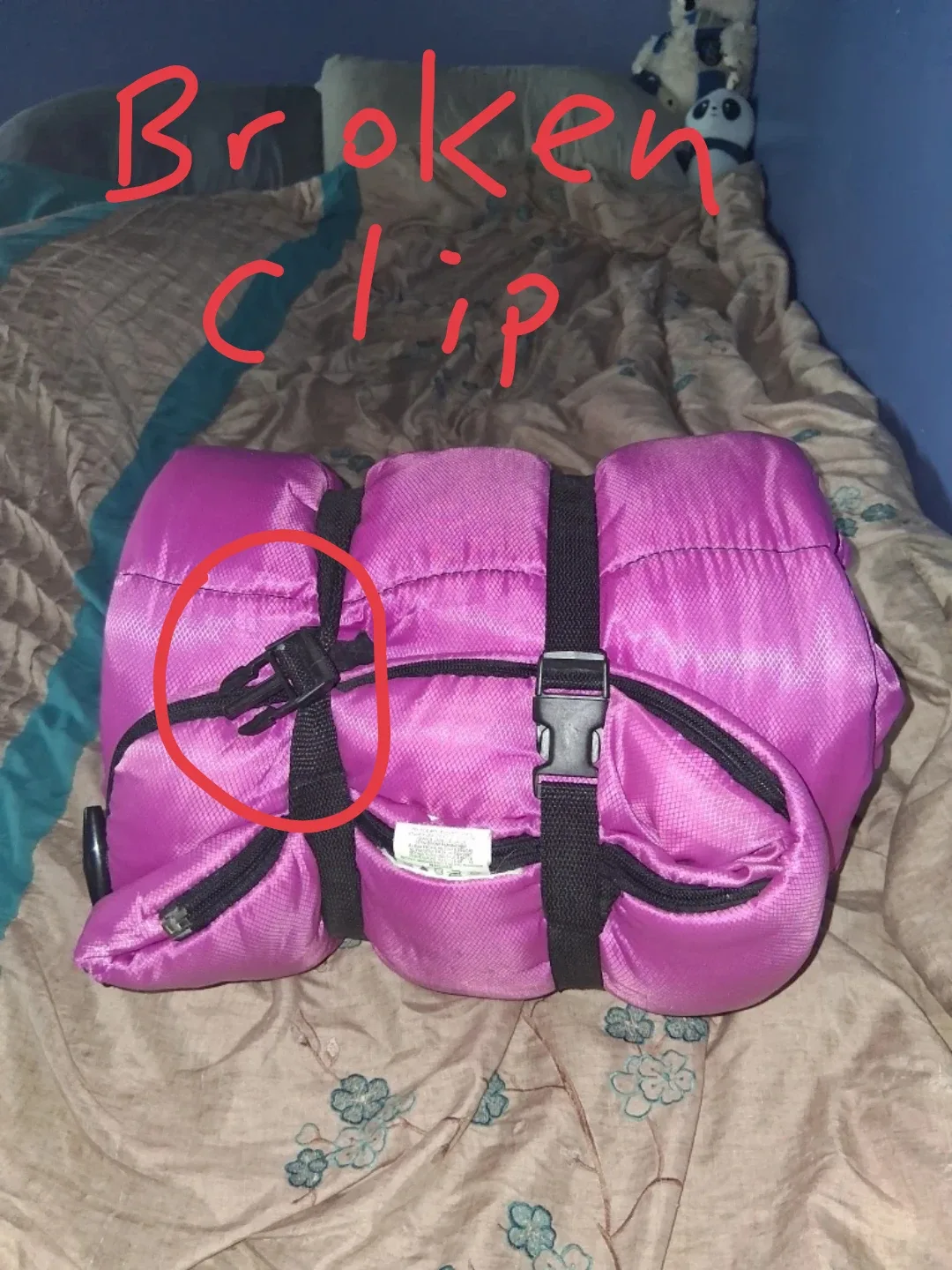 Kodiak Kids Sleeping Bag - Pink image indicator(3)