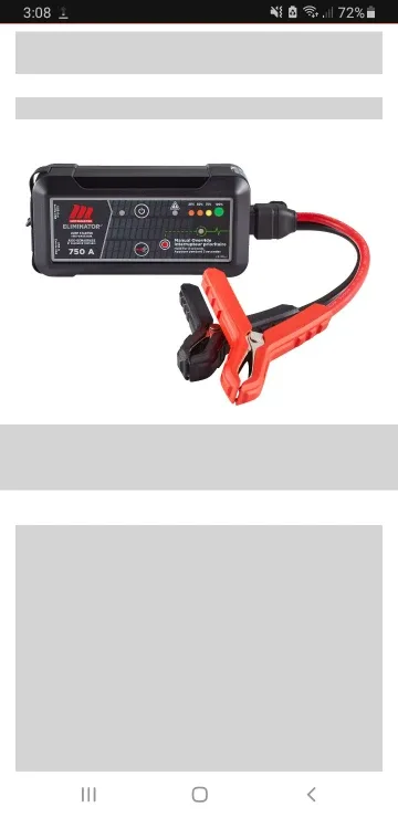 Eliminator 750A Jump Starter