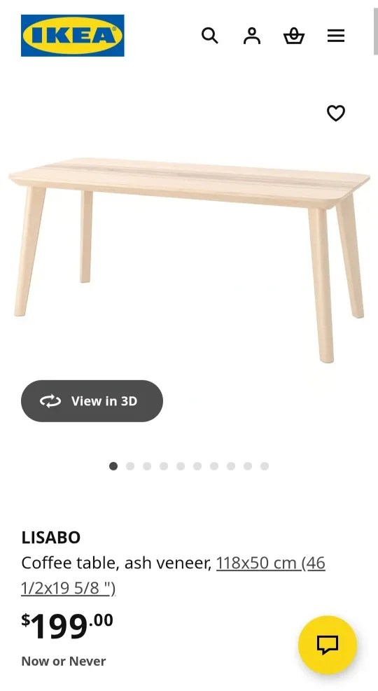 IKEA Coffee Table/Center Table/ tv rack