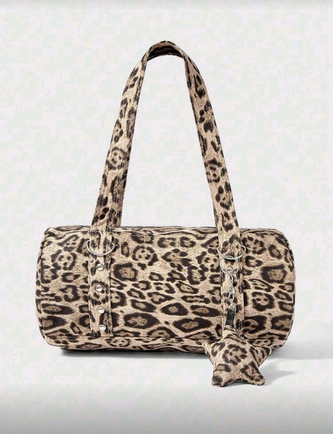 Brand New Leopard Print Small Duffel Bag