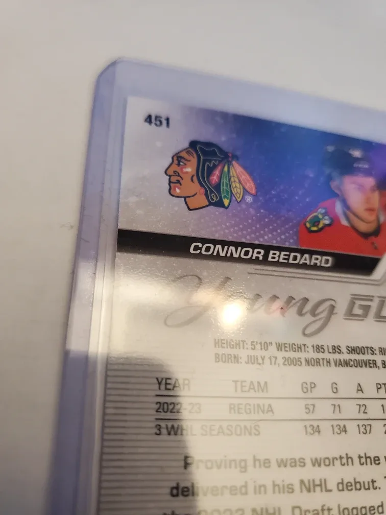 Connor Bedard "Young Guns" Rookie Card image indicator(4)