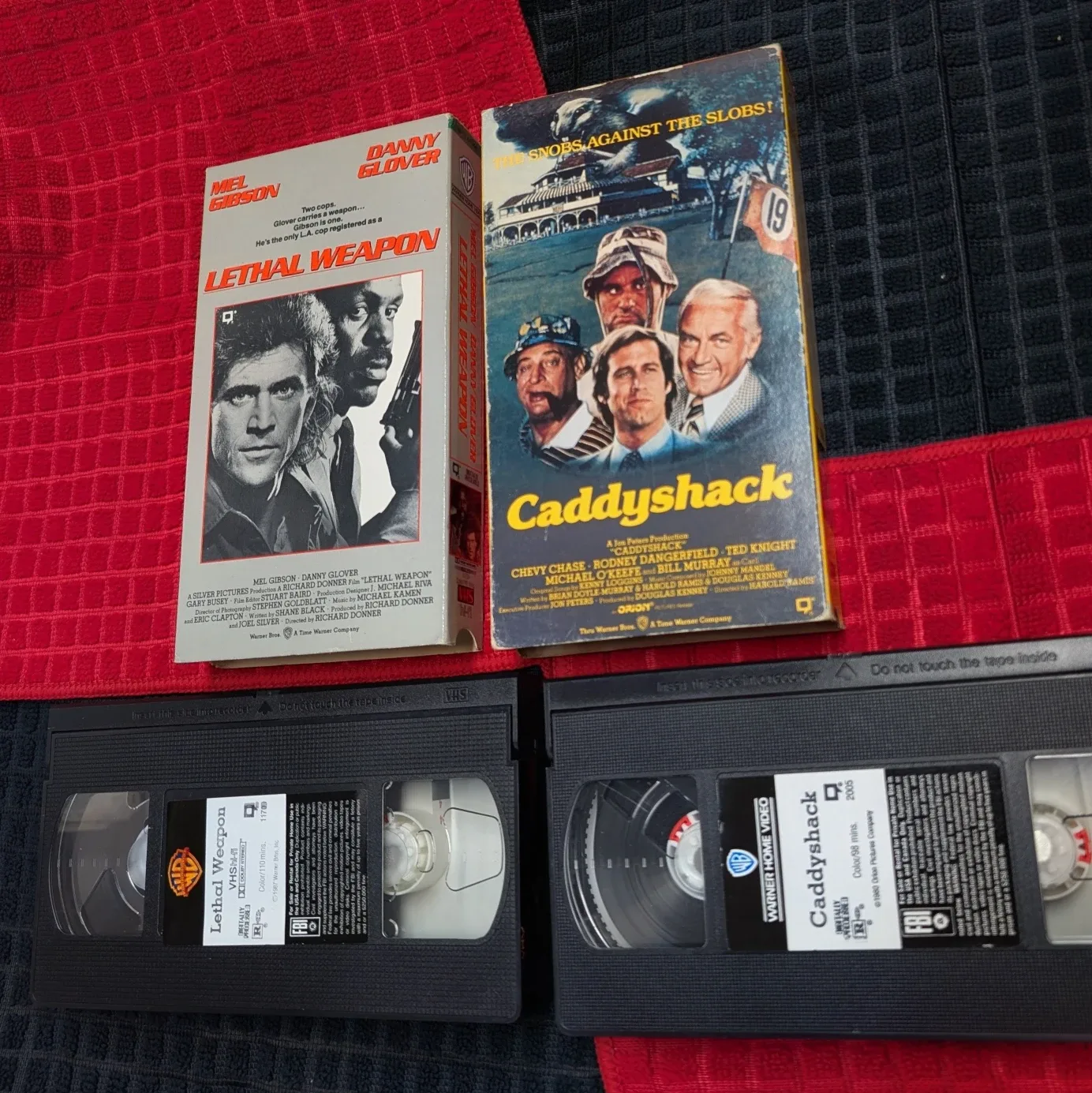 Lethal Weapon & Caddyshack VHS Tapes image indicator(2)