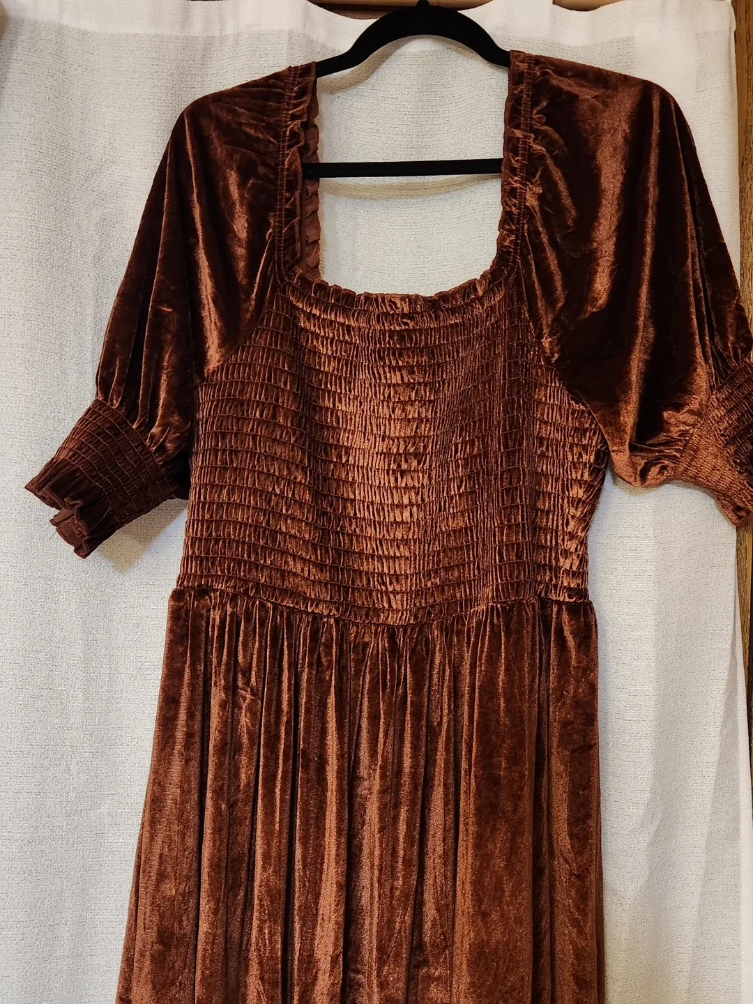 XL Velvet Maxi Dress