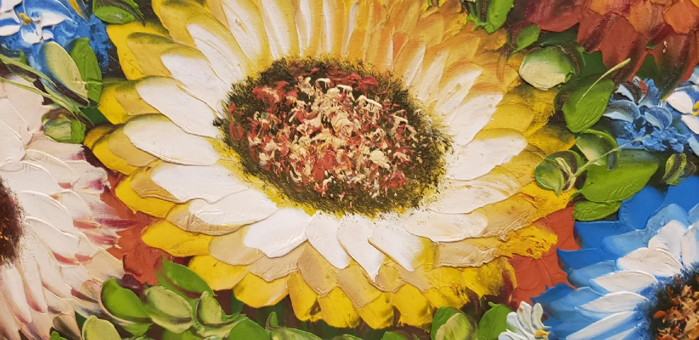 Floral Oil Painting image indicator(3)