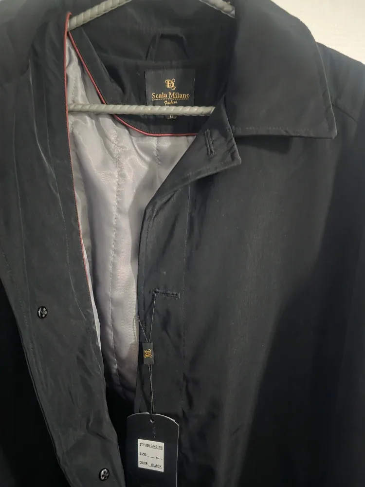 Scala Milano Black Trench Coat image indicator(3)