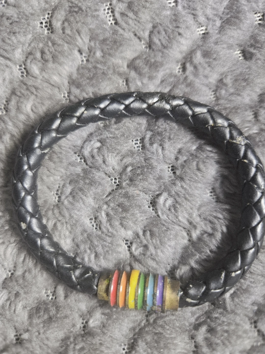 🥕🥕Braided Black Leather Bracelet