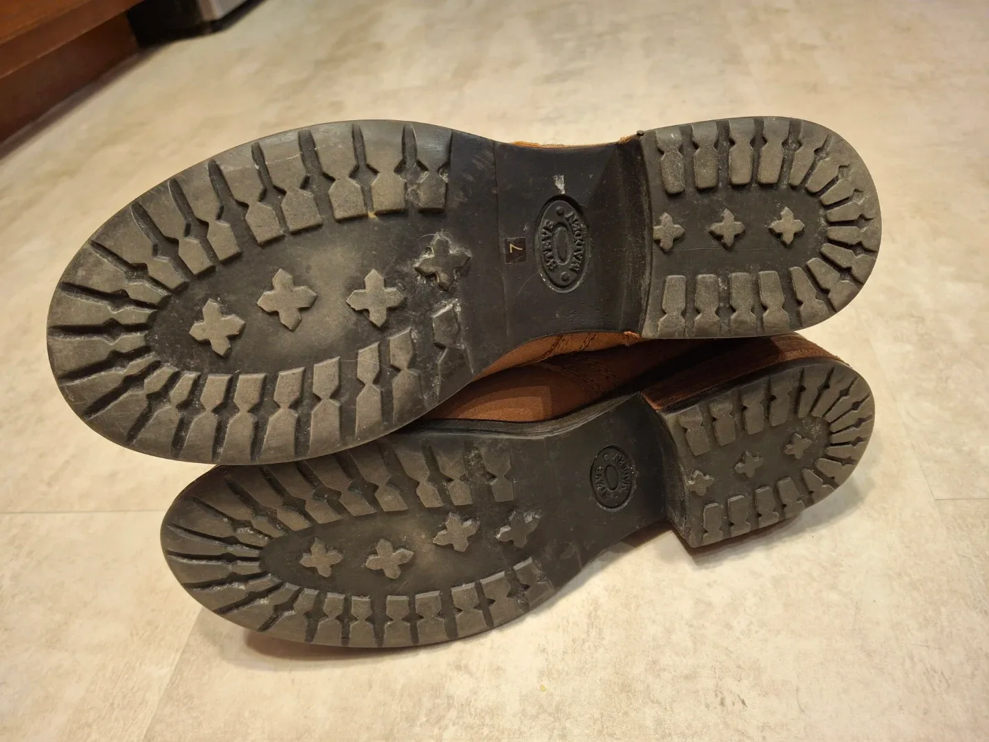 Steve Madden Brown Leather Boots - Size 7 image indicator(4)