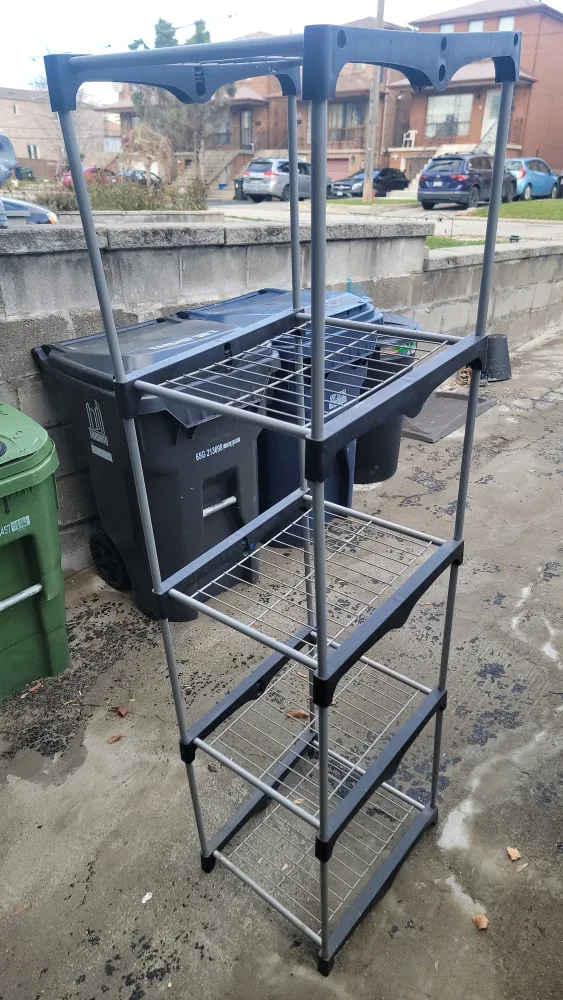 4-Tier Adjustable Shelving Unit