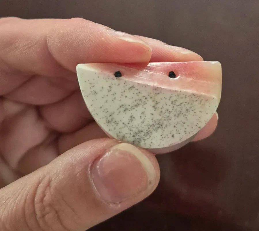 Vintage Italian Alabaster Marble Stone Fruit & Vegetables image indicator(4)