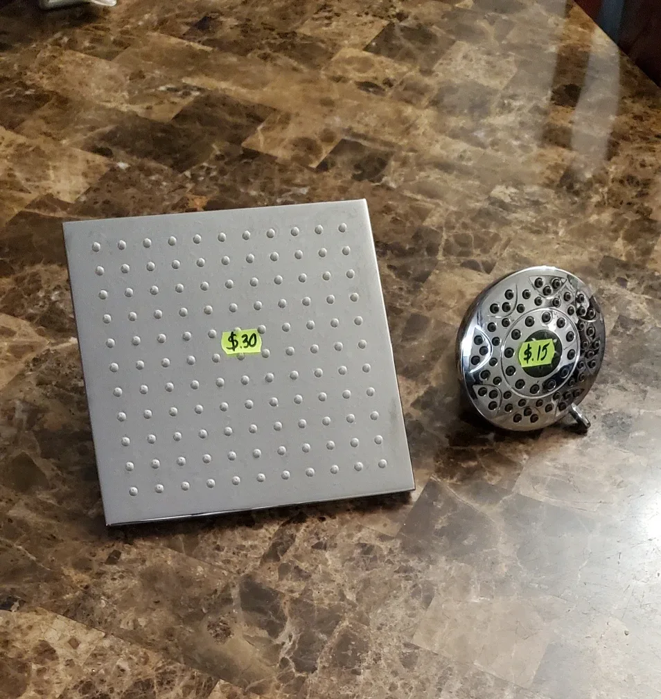 Assorted Shower Heads and Fixtures image indicator(3)