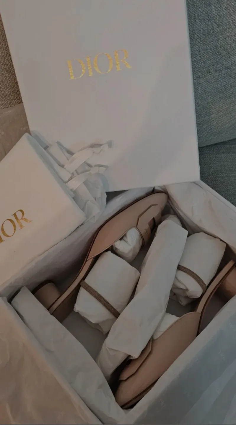 Dior Day Patent Calfskin Heels Size 38.5