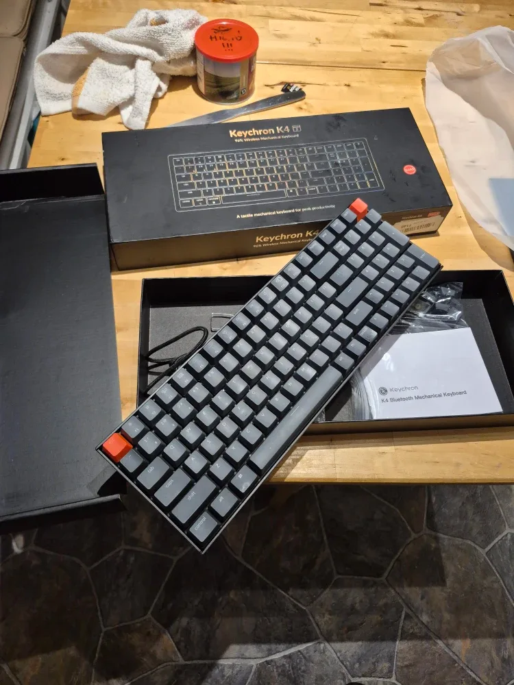 Keychron K4 Version 2 Wireless Mechanical Keyboard image indicator(6)