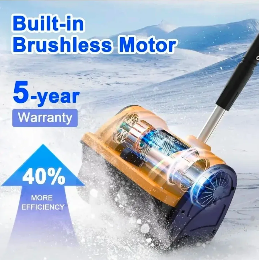 MekiPow Cordless Snow Shovel - Like New! image indicator(3)