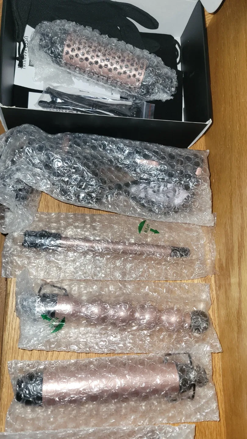 Wavytalk 5 in 1 Curling Iron Wand Set - Rose Gold image indicator(2)