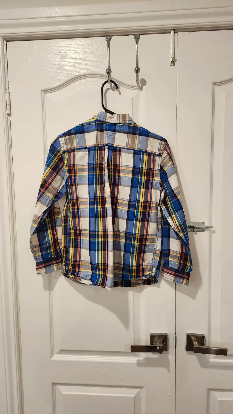 Set of 2 Tommy Hilfiger Plaid Shirt - kids Size L (12-14) image indicator(3)
