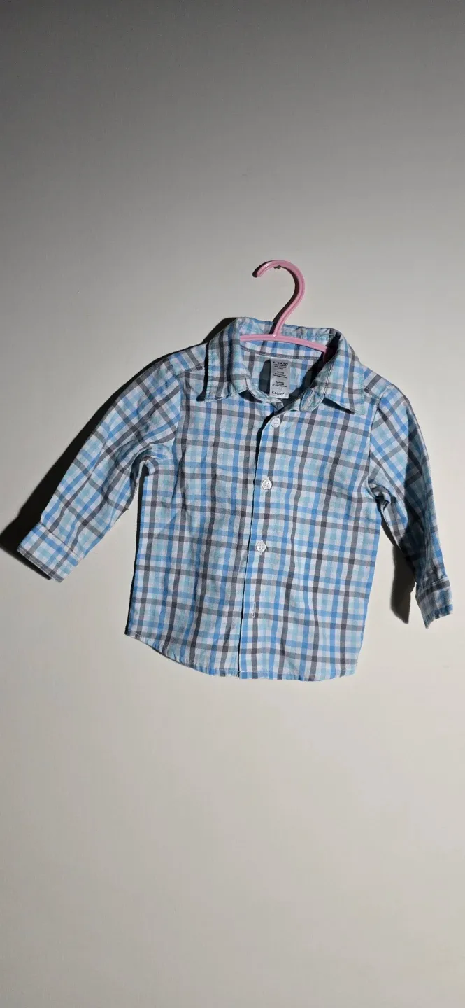 George Baby Plaid Shirt (6-12M) (12-18)