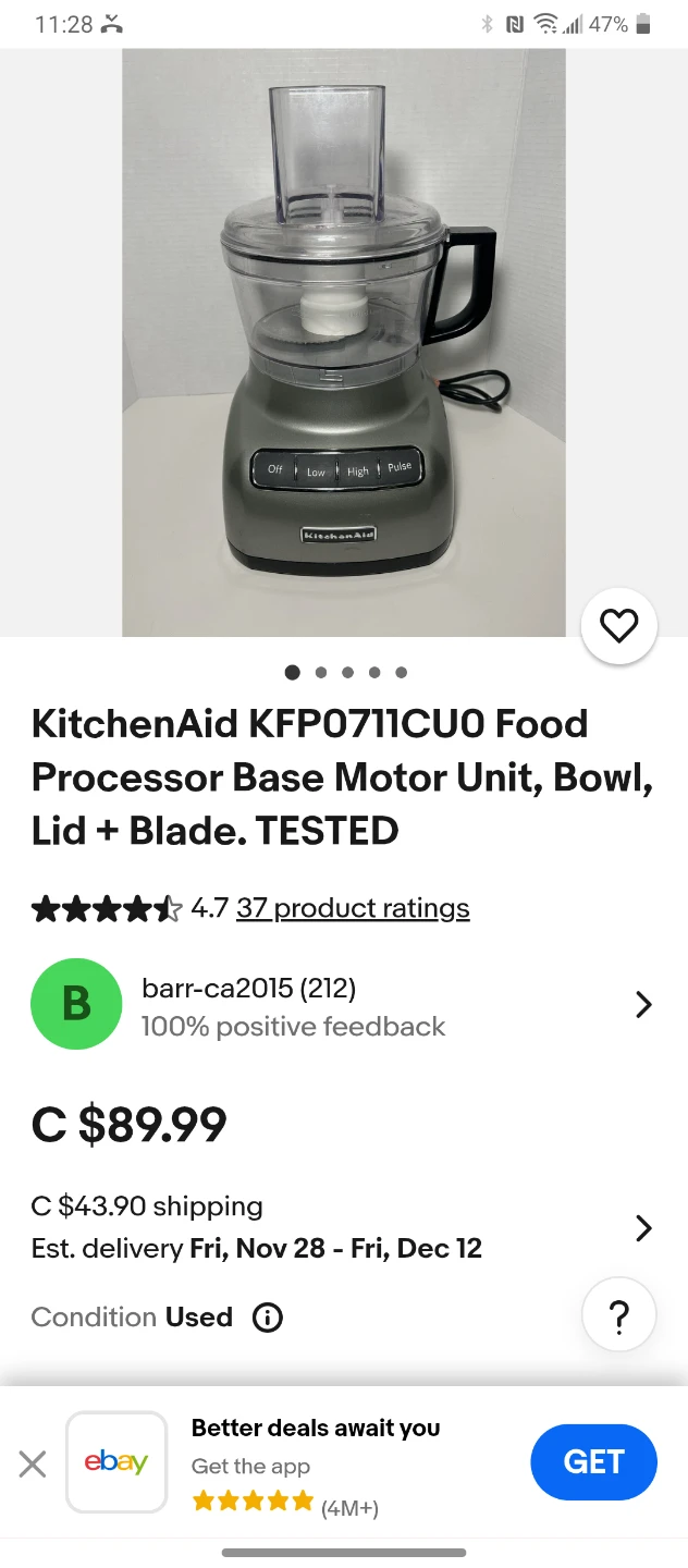 KitchenAid KFP0711CU0 Food Processor - photo 5