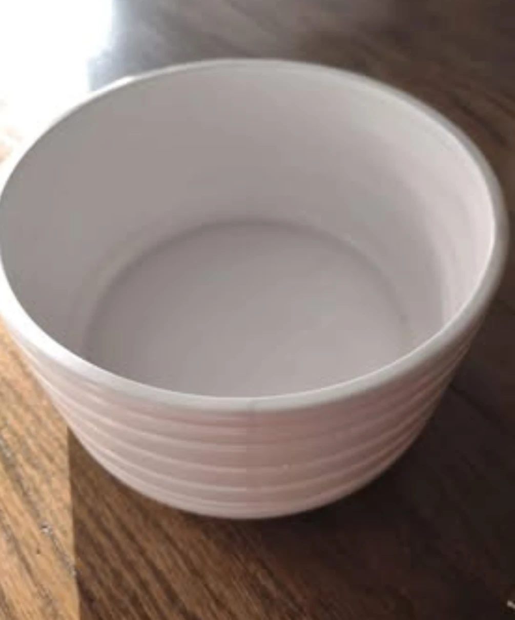 White Ceramic Planter Pot with Wood Stand 🥕 - photo 3