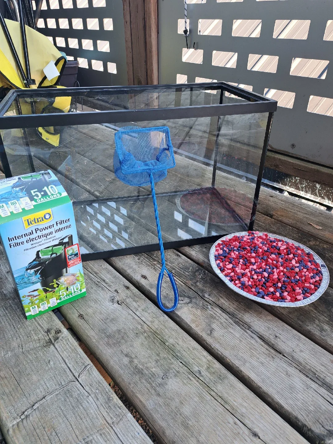 7  Gallon Fish Tank with Accessories