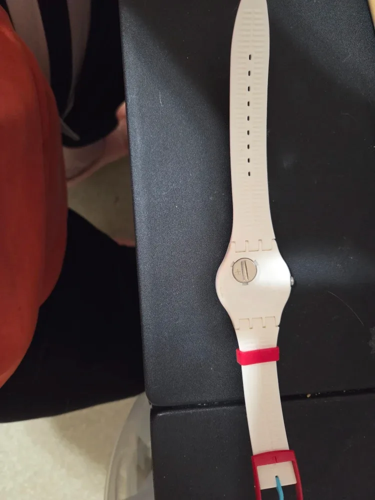Swatch Watch - Red and White Stripes image indicator(2)