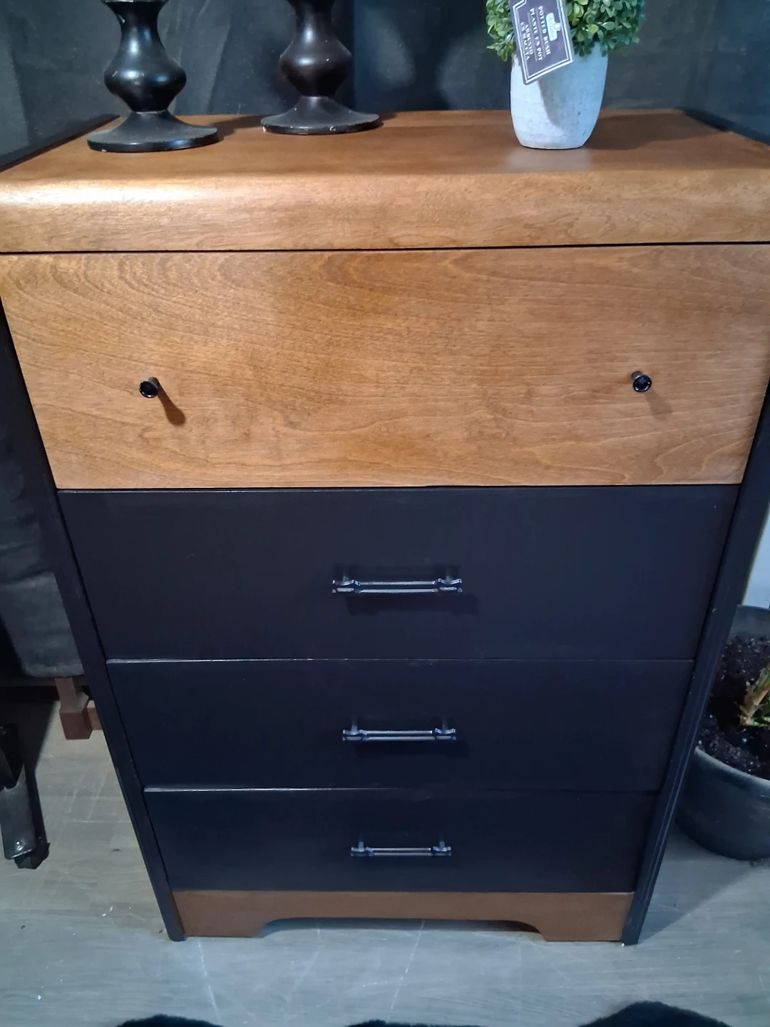Custom Vintage Waterfall Dresser - photo 5