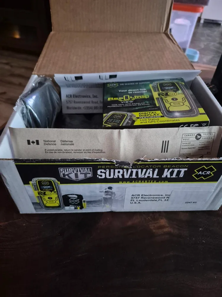 ACR ResQLink View Personal Locator Beacon Survival Kit image indicator(9)