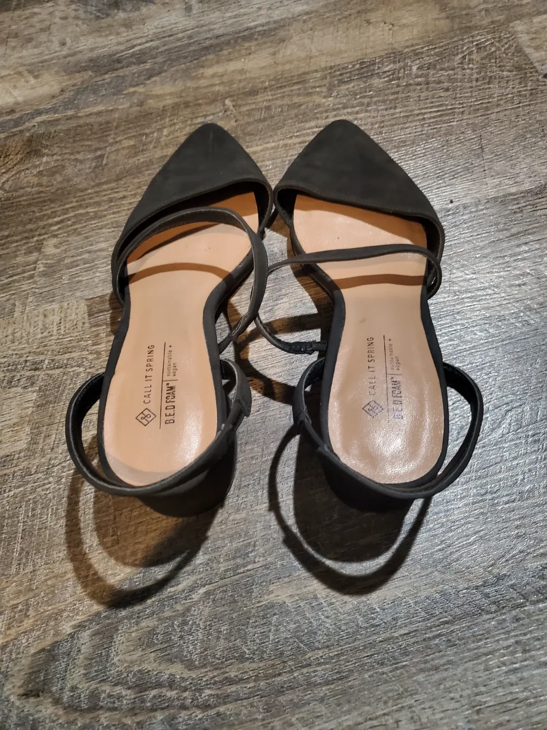 Call It Spring Black Heels - Size 7 image indicator(2)