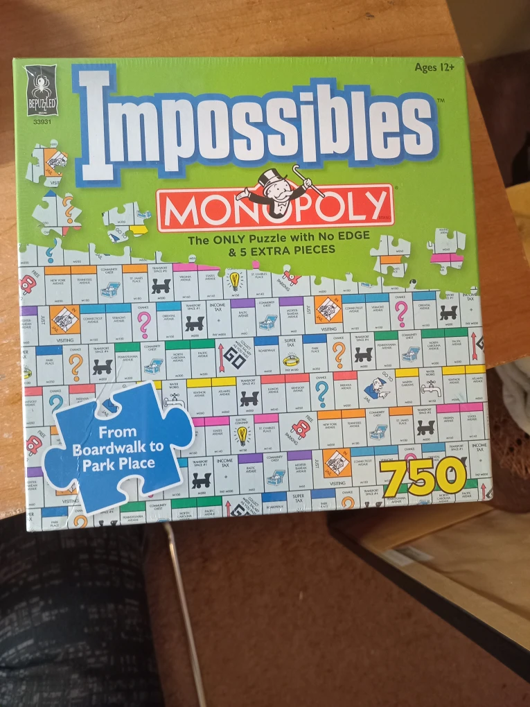 750 Pieces Monolopy Impossible Puzzle - photo 2