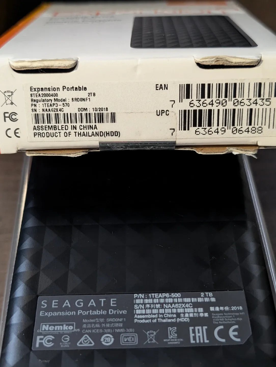Seagate Expansion Portable 2TB External Hard Drive image indicator(5)