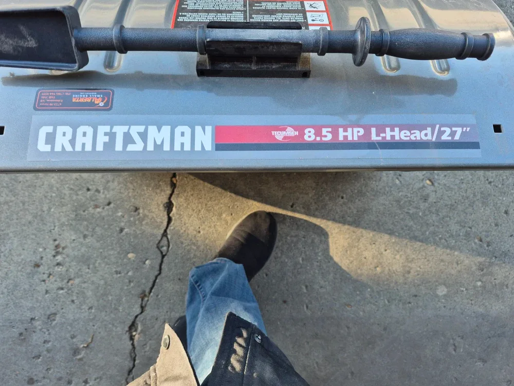 Craftsman 8.5 HP L-Head 27" Snowblower