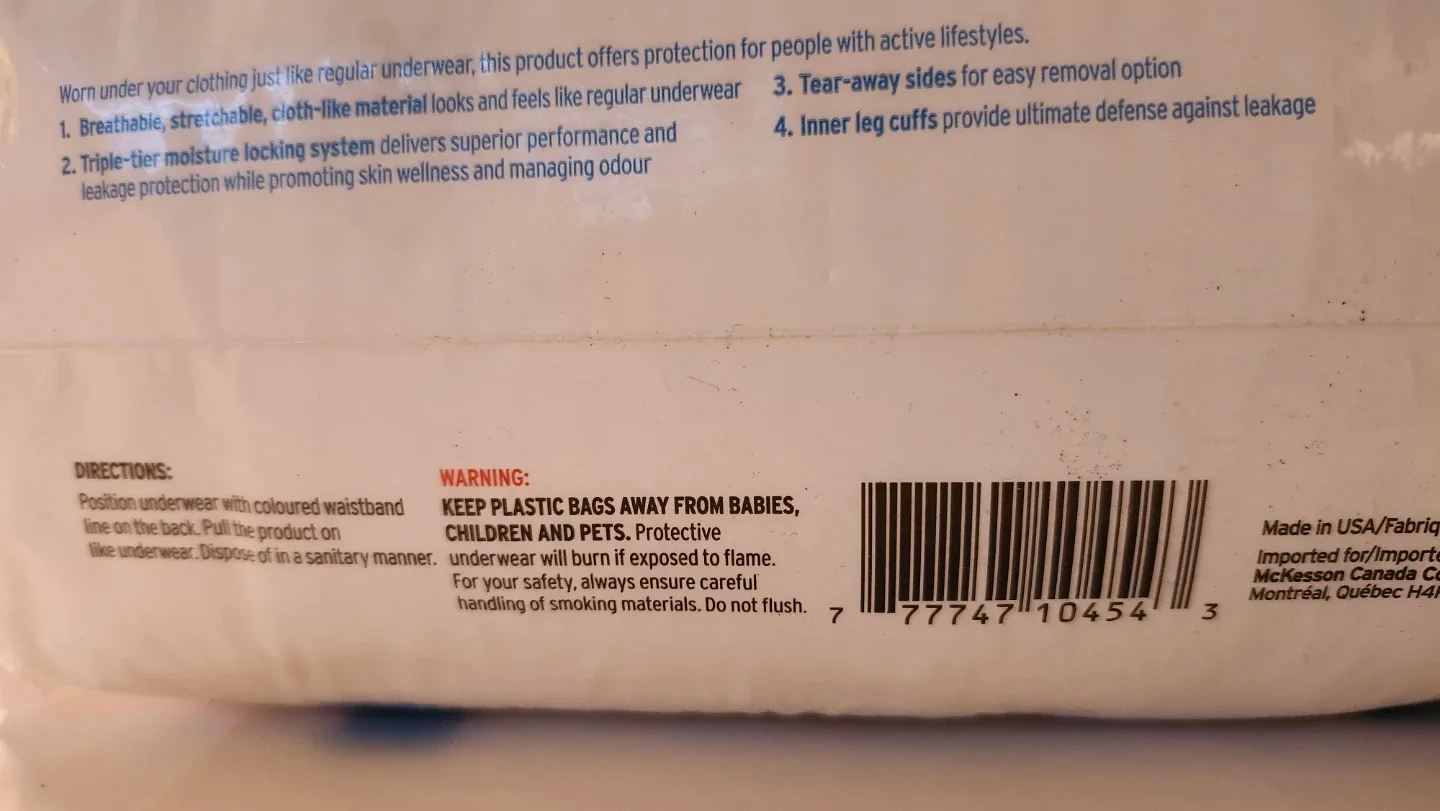 Brand New Atoma Protective Underwear X-Large 14 Count image indicator(3)