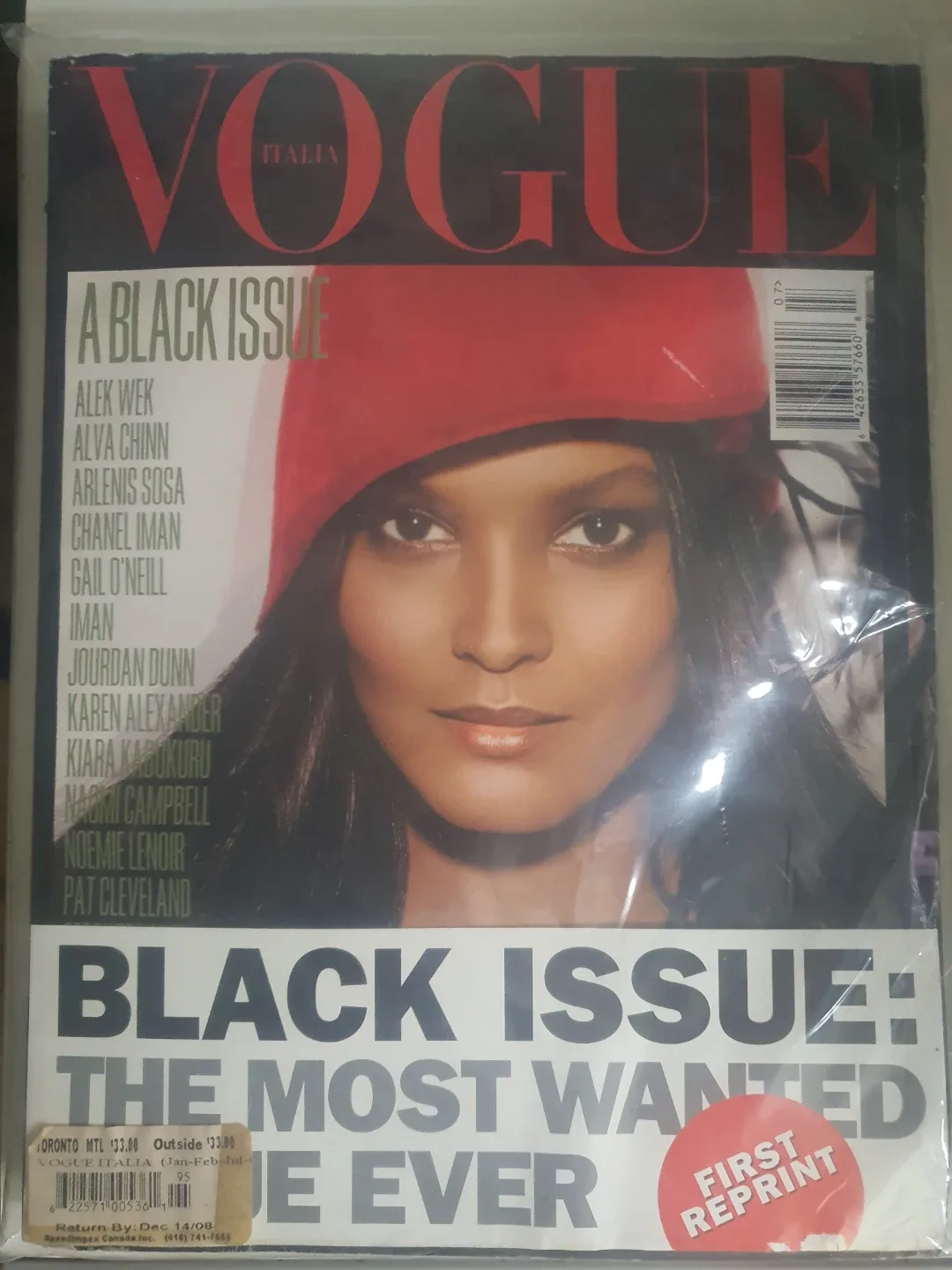 Vogue Italia - Black Issue - First Reprint Whole Set!!!