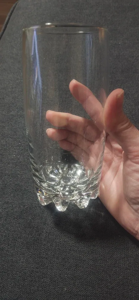 Clear Glass Drinking Cup