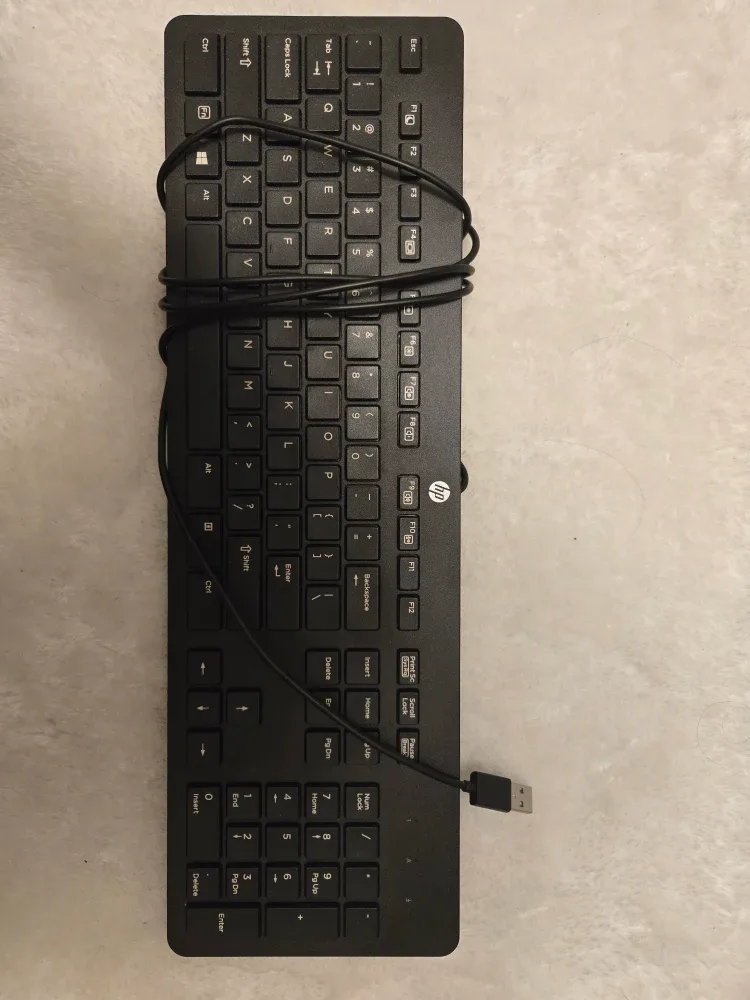 HP Wired Keyboard - Black