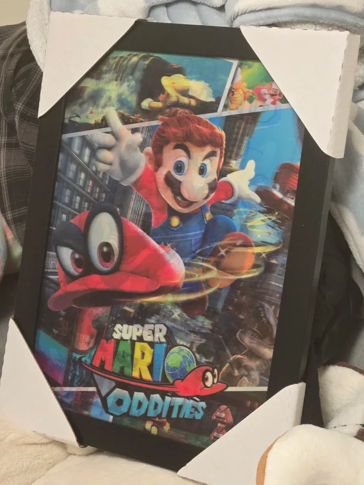 Framed 3D Super Mario Poster – $50 image indicator(3)