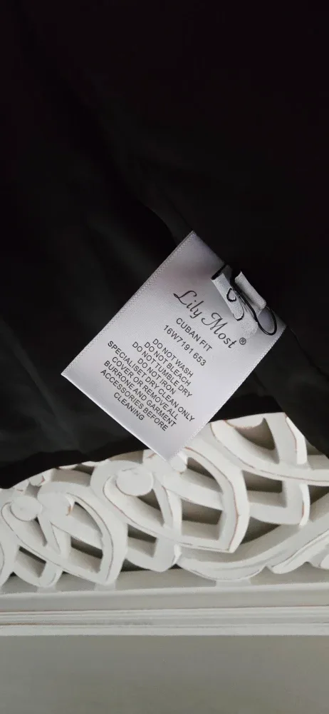 Lily Most Cuban Fit Black Blazer image indicator(2)