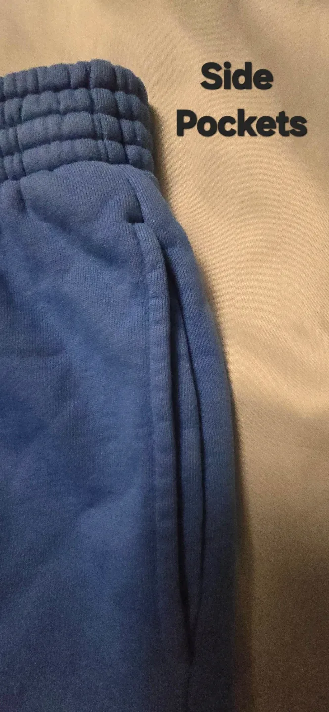 NEW! Aritzia TNA Cozy Boyfriend Straight Leg in Blue! - Size M image indicator(2)